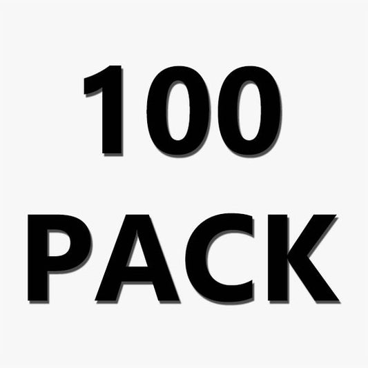 100 Pack (add flavors to notes, white label available, need help? call 980-677-5075)