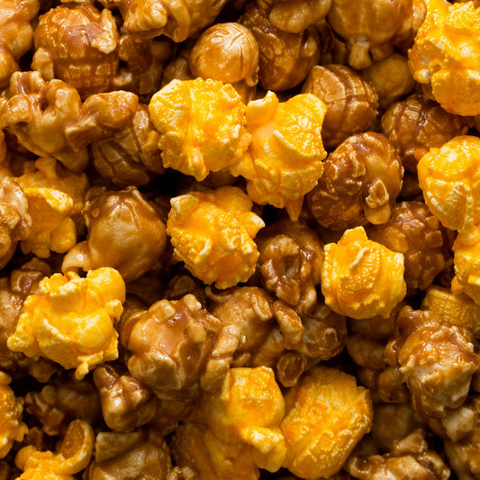 Caramel and Cheese Mix Popcorn