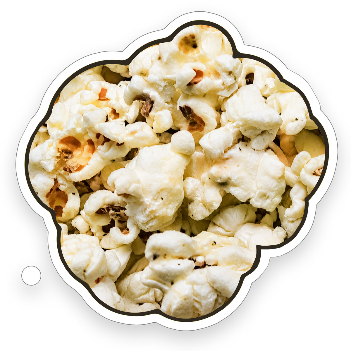 Fresh Pop'd Jalapeño Cheddar Popcorn featuring spicy jalapeño flavor and creamy white cheddar cheese