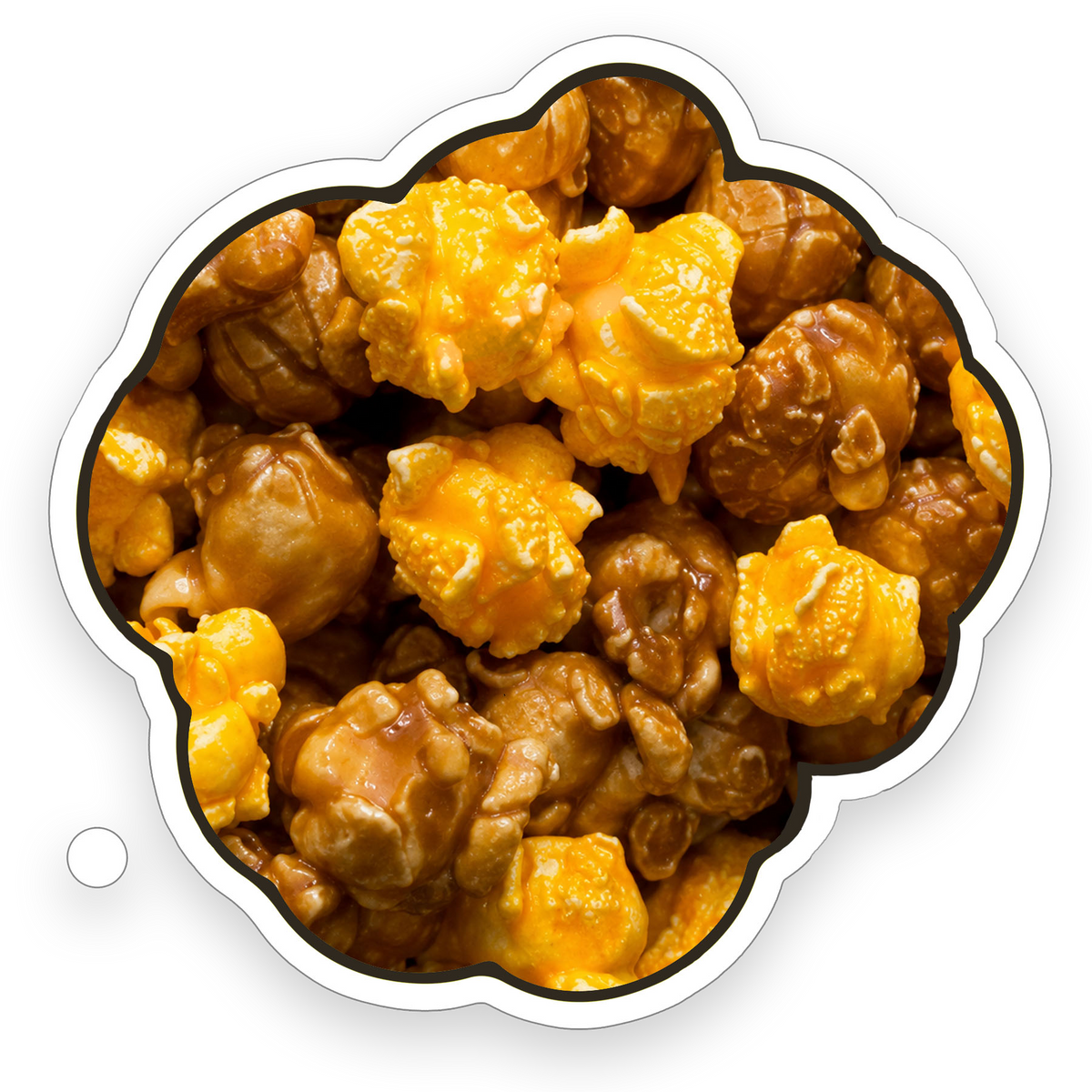 Caramel and Cheese Mix Popcorn