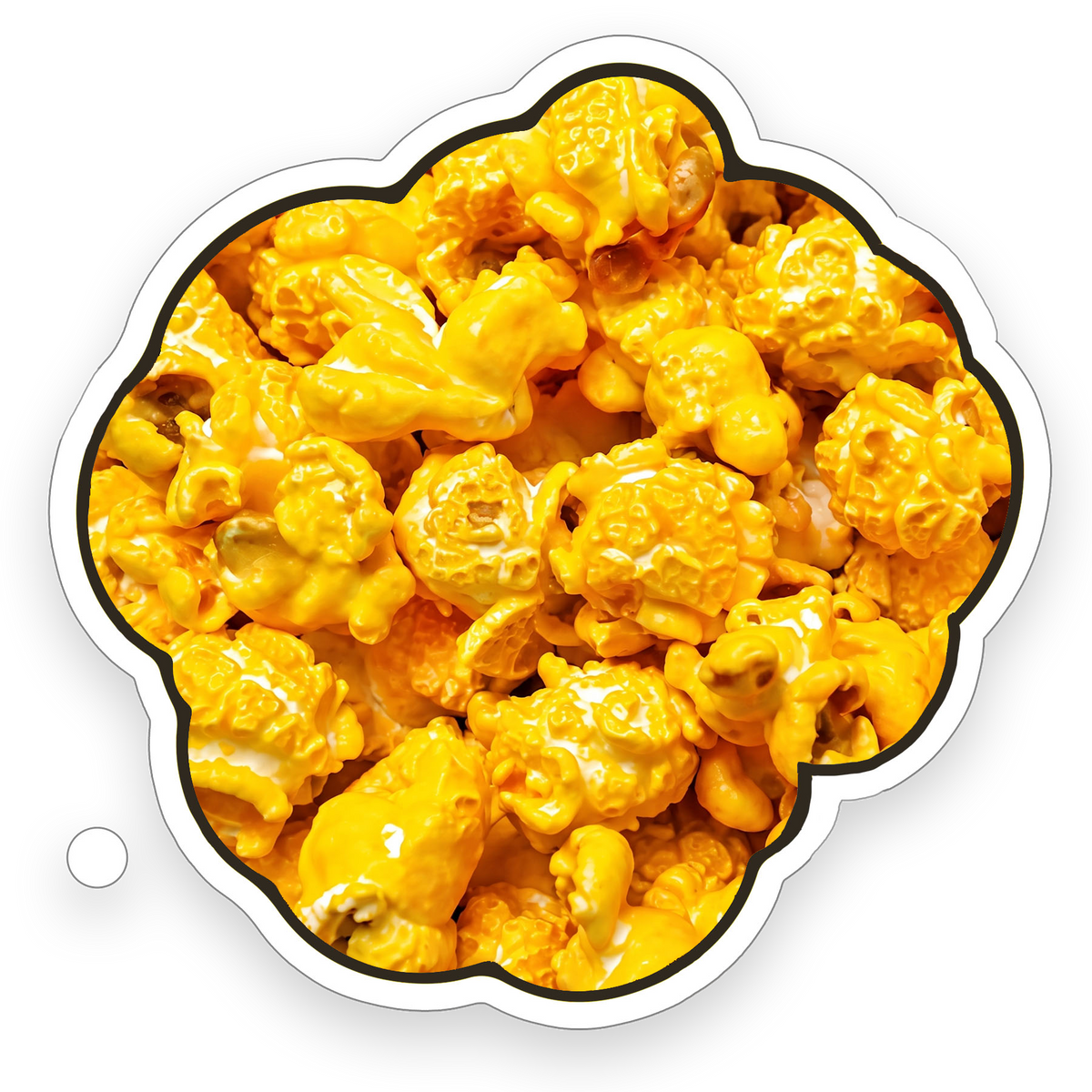 Fresh Pop'd Cheesy Cheese Popcorn made with real cheddar cheese