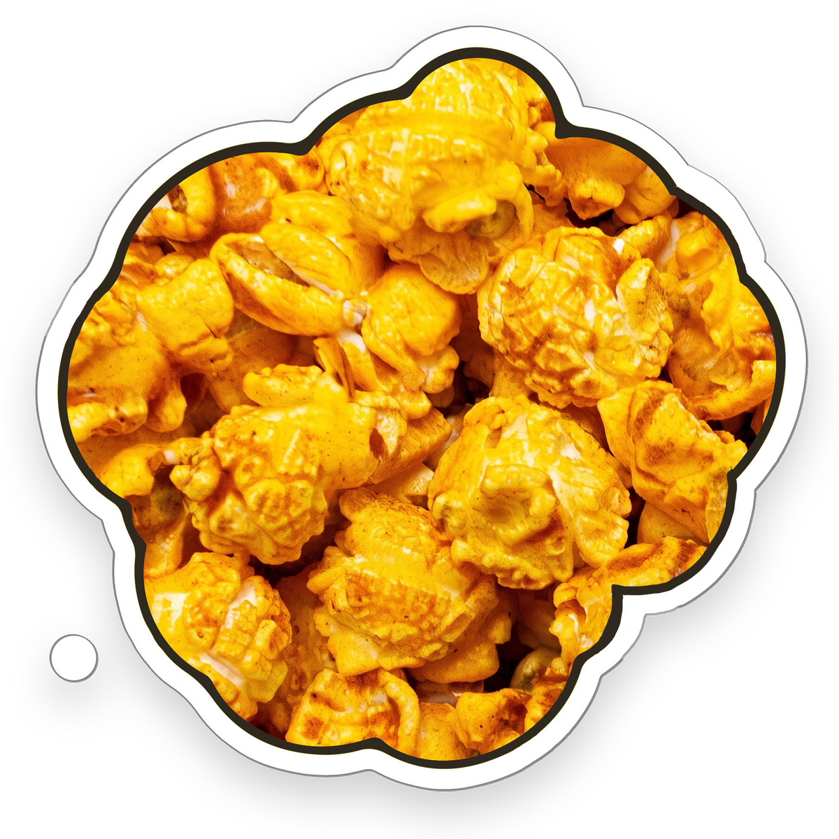 Fresh Pop'd Hot Jalapeño Popcorn with bold cheese flavor and spicy jalapeño seasoning